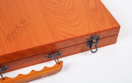 绘画套装木盒子锁扣