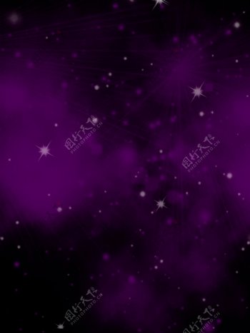 紫红色光点星光时尚星空背景