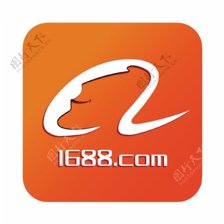 1688.com阿里巴巴橙色LOGO图标