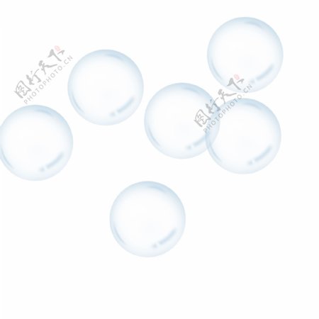 白色圆圈泡泡