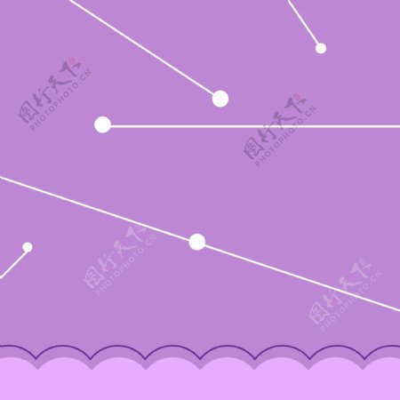 简约小清新紫色几何淘宝主图背景