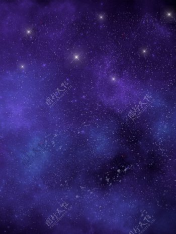 星空夜晚梦幻紫色底图