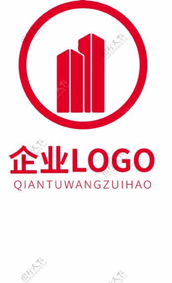 企业高端精致地产logo