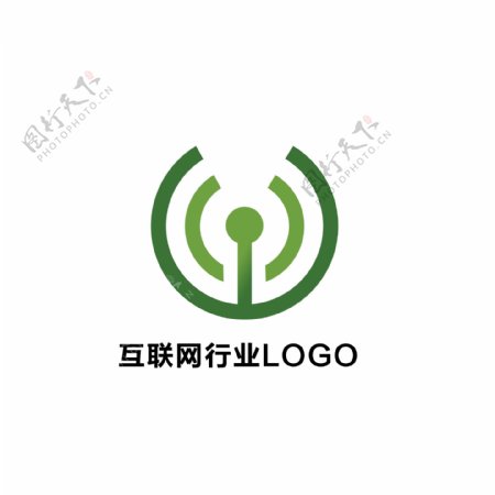 互联网简约logo标识