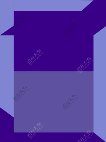 创意紫蓝几何凑色创意