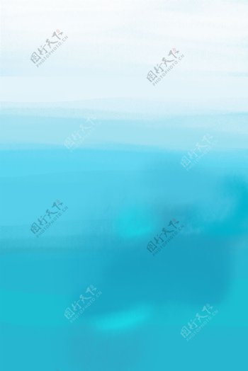 蓝色的海洋免抠图