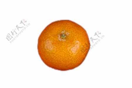 一个酸甜适度的橘子
