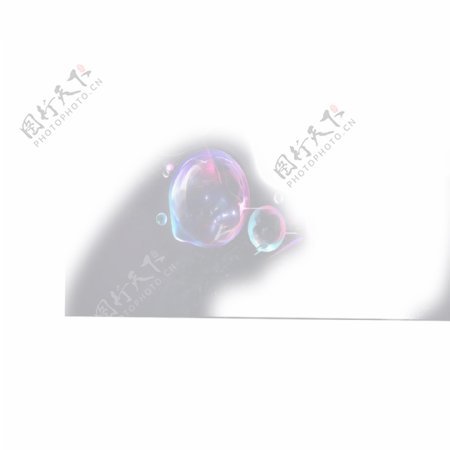 彩色透明气泡图案