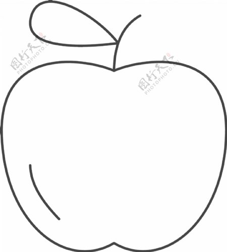 卡通苹果图案免抠图