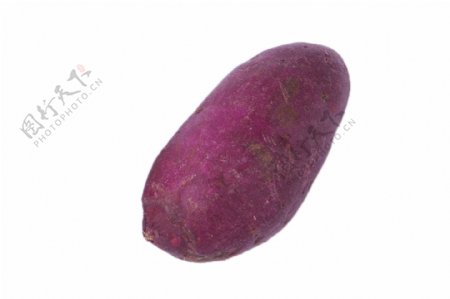 一个软糯的大紫薯