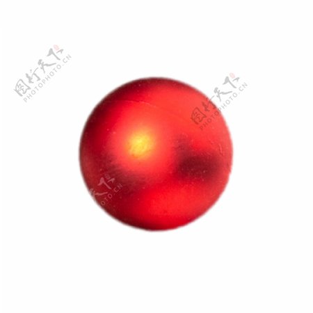 红色圆球节日装饰