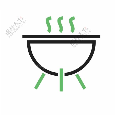 扁平化煮饭图标下载