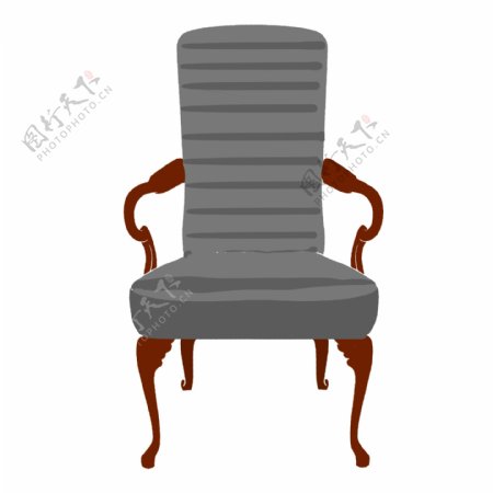 欧式家具椅子插画