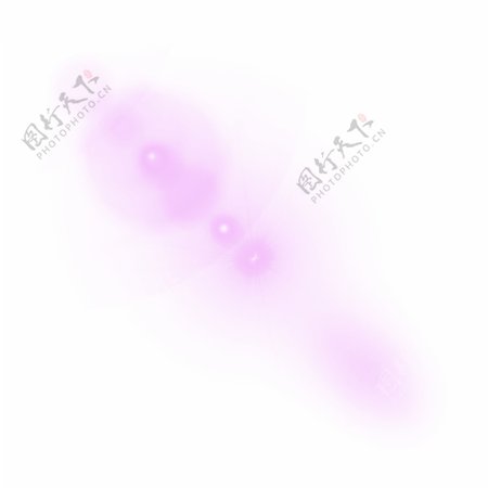 紫色光效光圈光晕元素