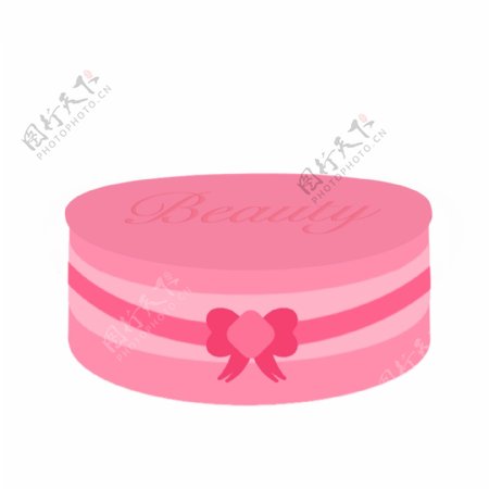 粉色蝴蝶结化妆盒
