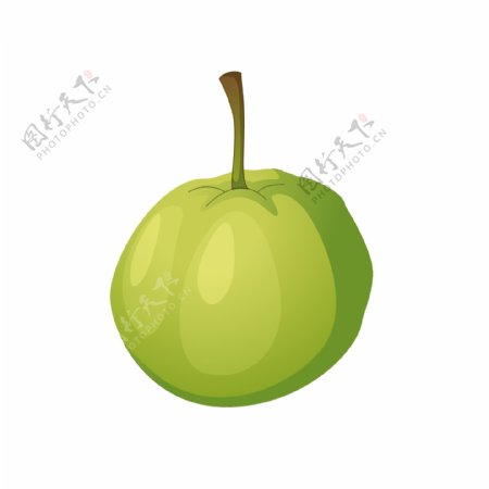水果梨矢量元素卡通