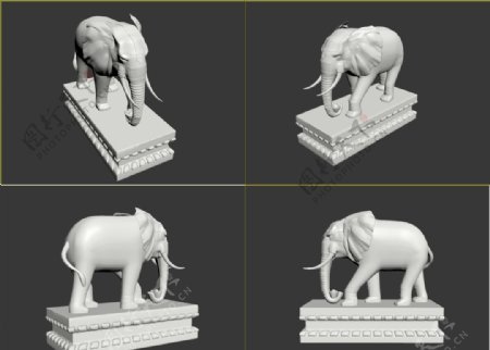 3D大象模型