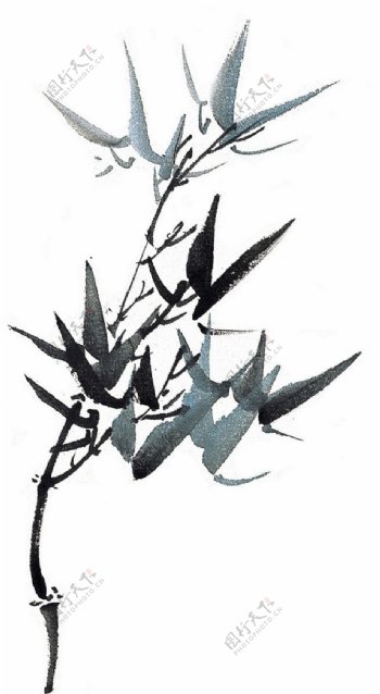 中国风竹子绘画