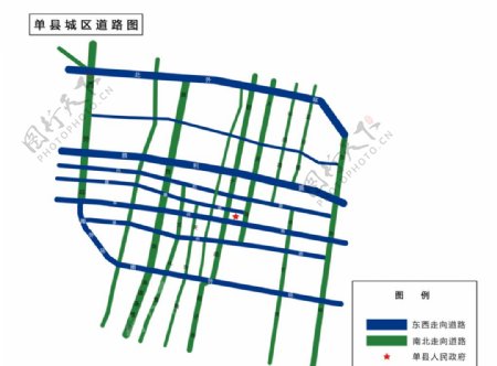 单县道路规划图