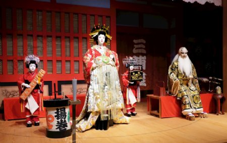 日本歌舞伎人偶模型