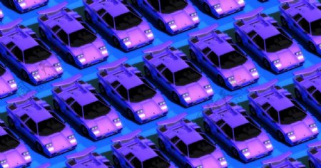 紫色汽车跑车背景