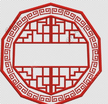 中国传统门框