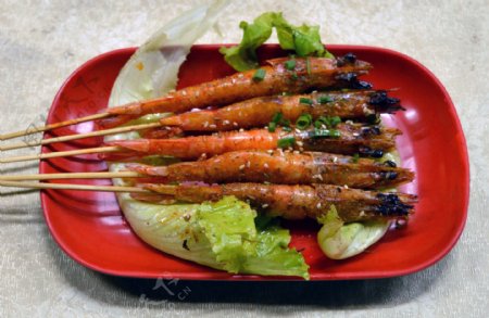 烤海虾