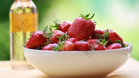 草莓水果食物背景