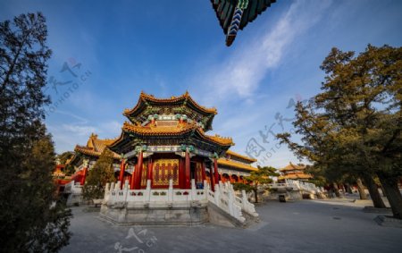 北京景山公园寿皇殿