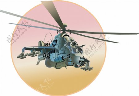 飞机直升机战斗机军事素材
