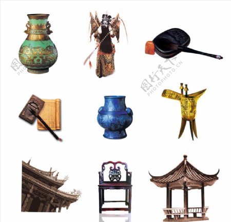 中国风传统文化元素
