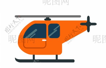 直升机UI标识标志