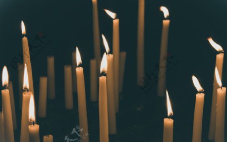 蜡烛烛光火苗