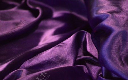 紫色丝绸高端合成背景素材