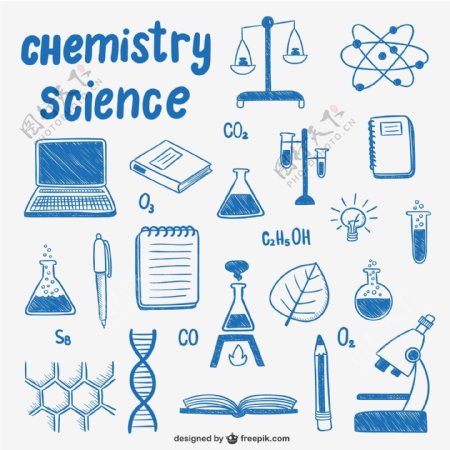 化学和科学图标