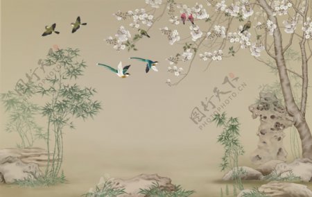中式花鸟