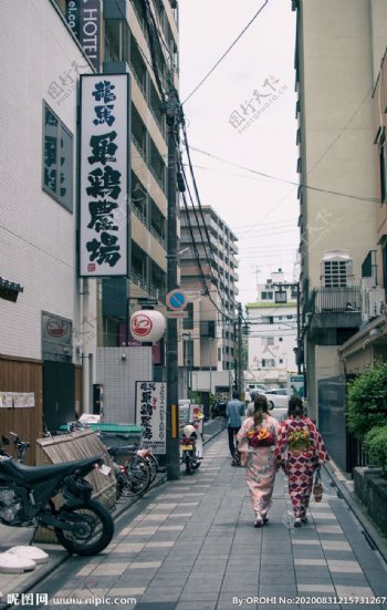 日本街道小清新调色