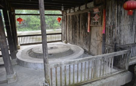 老式水磨坊湘西民风情木屋图片