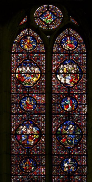 教堂玻璃图片