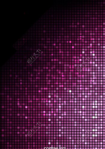 紫色方块时尚马赛克炫彩背景图片