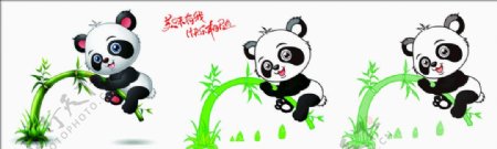 熊猫适量和网点图片