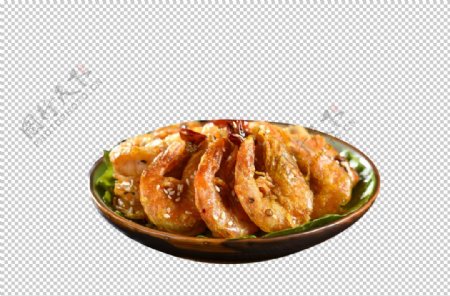 油焖大虾美食食材海报素材图片