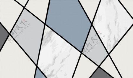 几何三角形大理石色块线条图片
