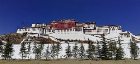 西藏布达拉宫建筑图片