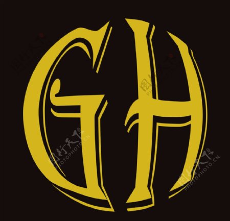 GHHG字母缩写图片