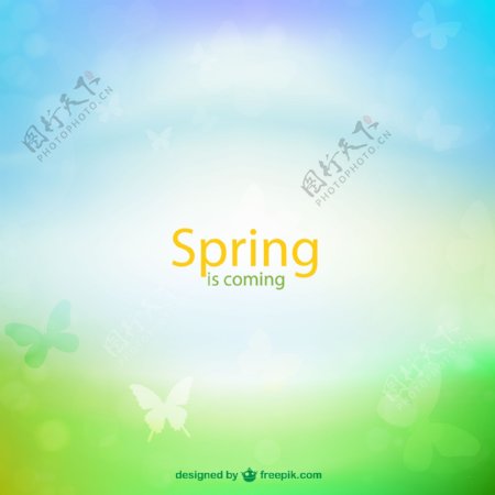 春季梦幻背景图片