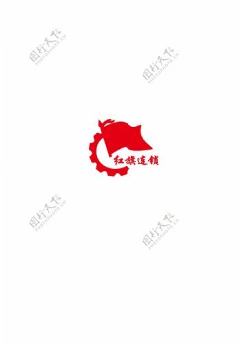 红旗连锁logo标志图片