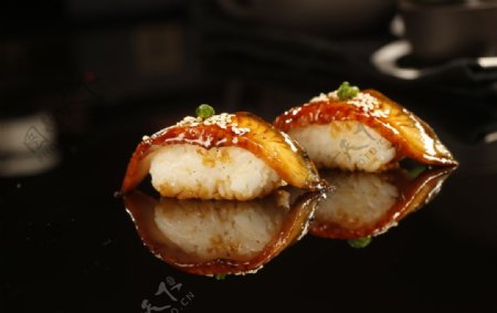 日料寿司美食鳗鱼图片