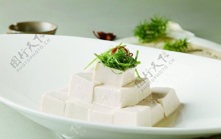 淮扬菜盐水豆腐图片