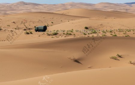 茫茫沙漠摄影图图片
